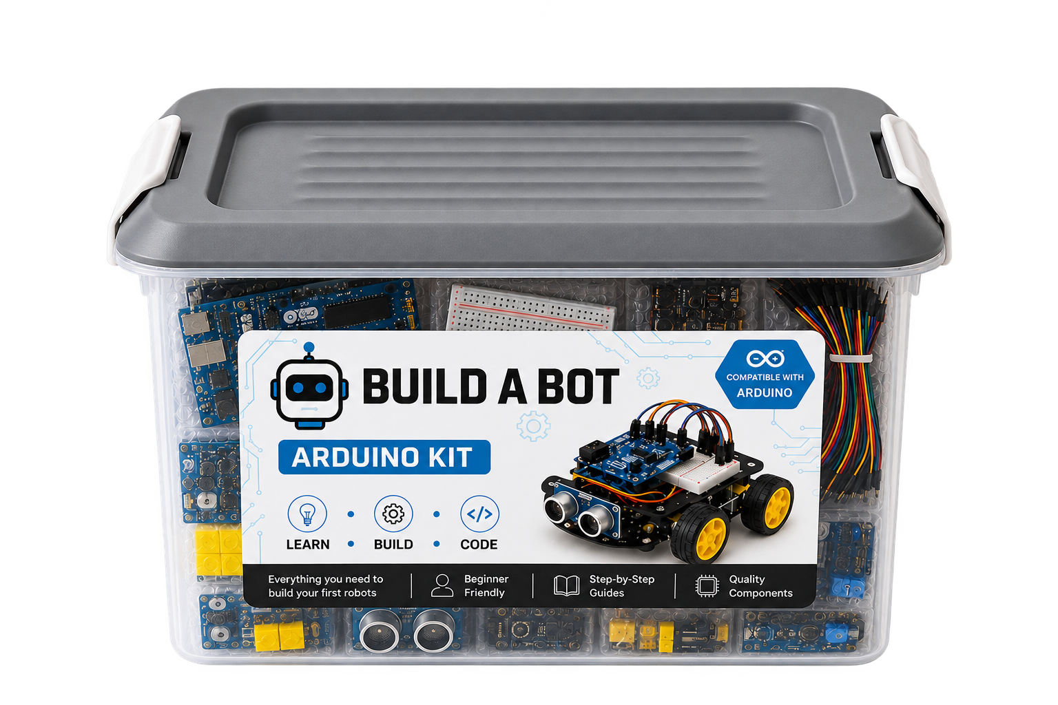 Build a Bot Arduino Kit box