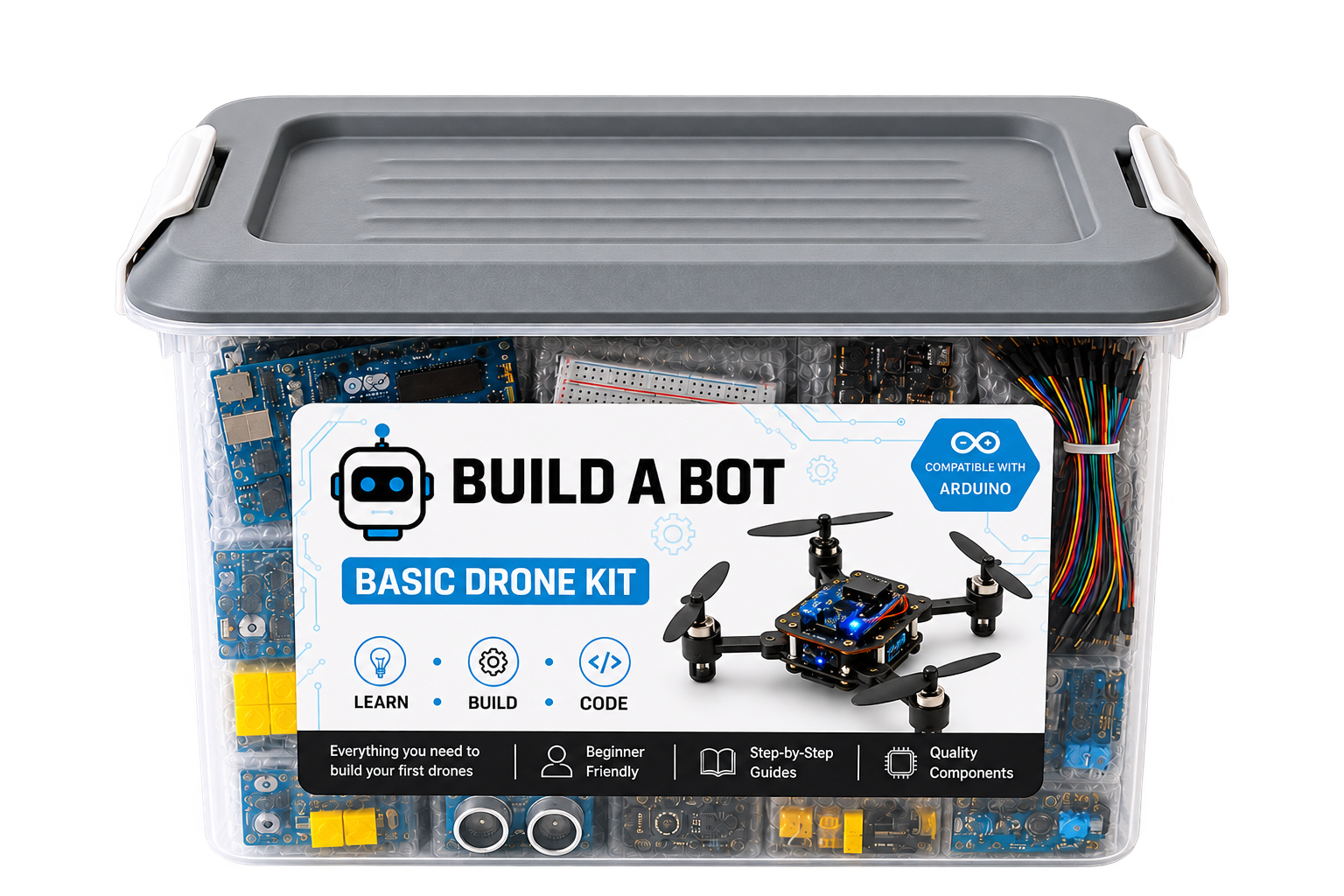 Build a Bot Basic Drone Kit box