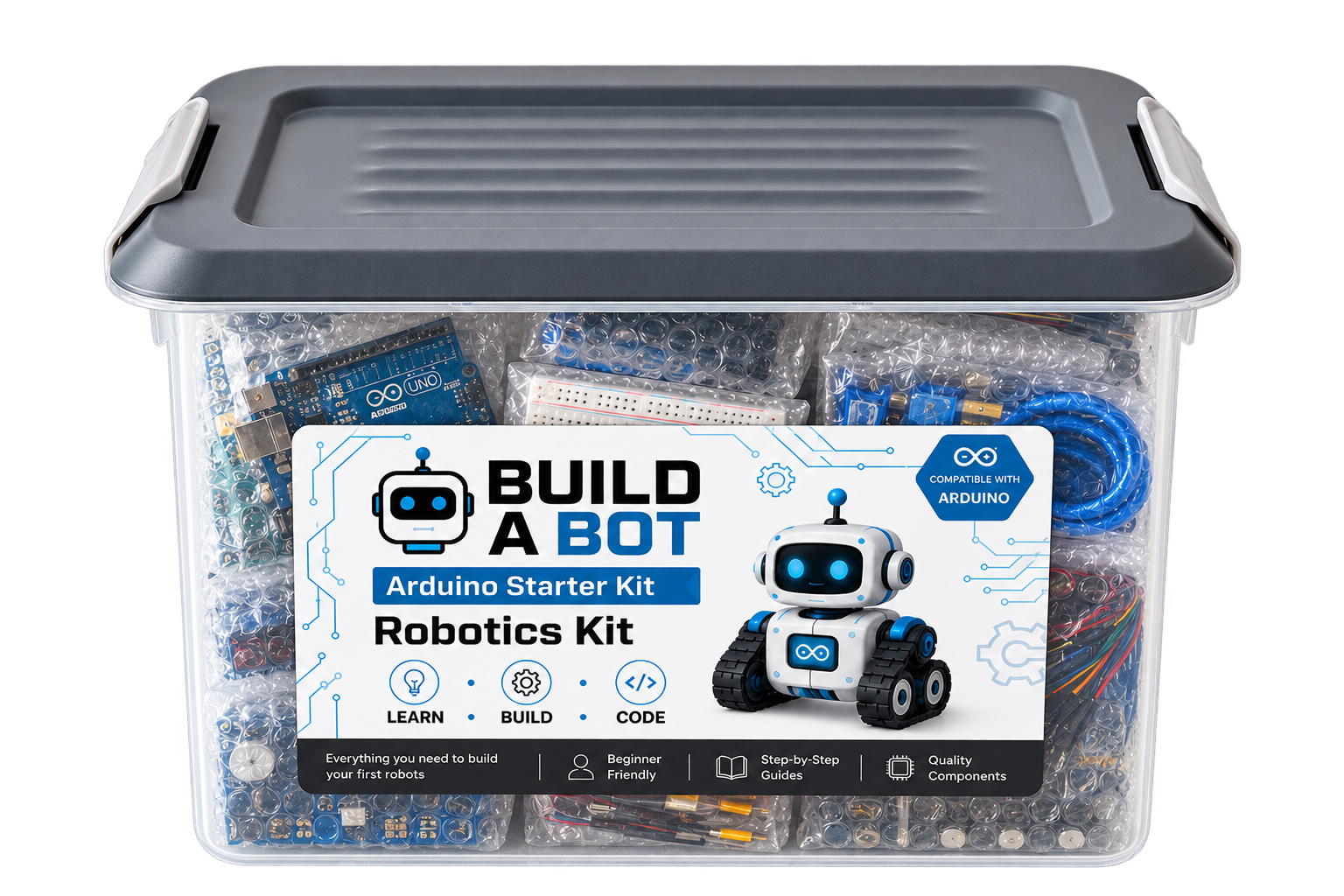 Build a Bot Arduino Starter Kit box